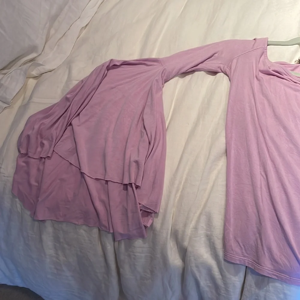 We the Free Purple Off the Shoulder top - Picture 2 of 4